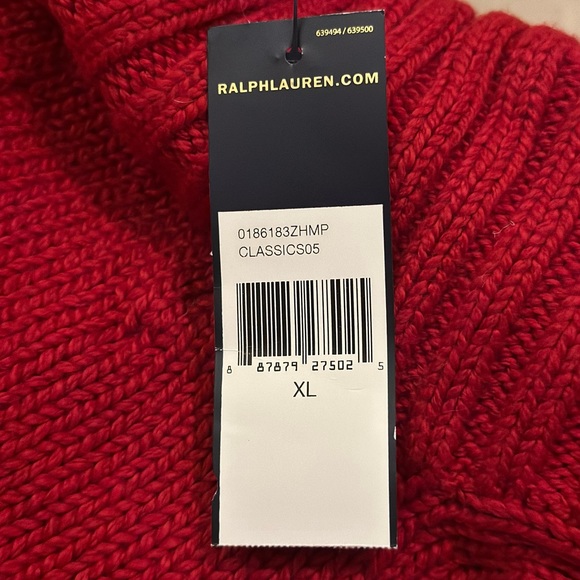 Polo by Ralph Lauren Classic Tudor Red Jersey - Picture 5 of 7